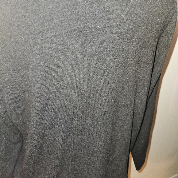 Casual Corner Annex Womans Long Sleeve Black Mock Neck Sweater Size X - Picture 6 of 13